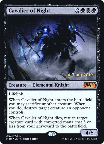 Cavalier of Night (Promos: Prerelease Cards) Near Mint Foil