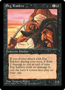 Erg Raiders (light circle) (Arabian Nights) Medium Play
