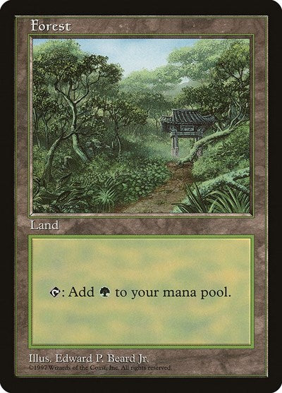 Forest - Clear Pack (Beard, Jr.) (Promos: APAC Lands) Near Mint