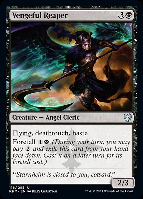 Vengeful Reaper (Kaldheim) Light Play Foil