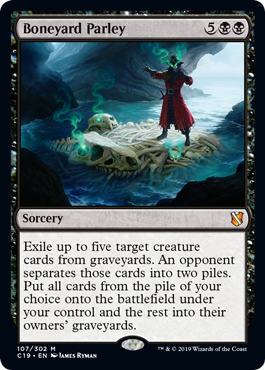 Boneyard Parley (Commander 2019) Light Play