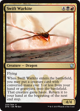 Swift Warkite (Dragons of Tarkir) Medium Play