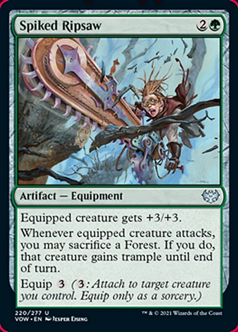 Spiked Ripsaw (Innistrad: Crimson Vow) Near Mint