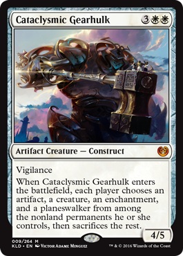 Cataclysmic Gearhulk (Kaladesh) Medium Play