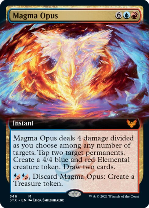 Magma Opus (Extended Art) (Strixhaven) Near Mint Foil
