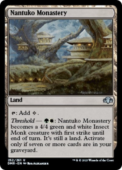 Nantuko Monastery (Dominaria Remastered) Near Mint