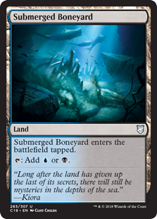 Submerged Boneyard (Commander 2018) Medium Play