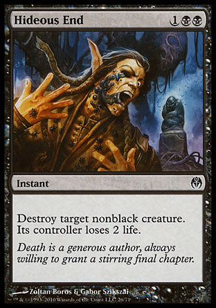 Hideous End (Duel Decks: Phyrexia vs The Coalition) Heavy Play
