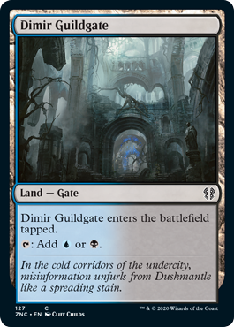 Dimir Guildgate (Commander 2020 Zendikar Rising) Near Mint