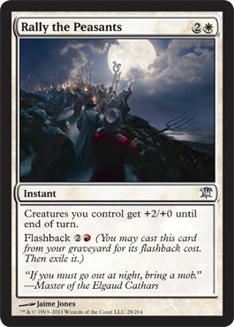 Rally the Peasants (Innistrad) Medium Play