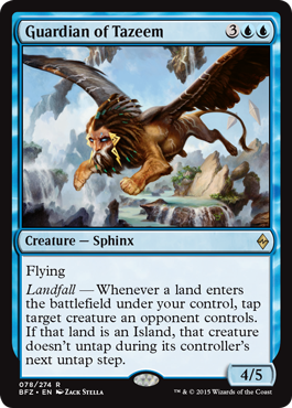 Guardian of Tazeem (Battle for Zendikar) Medium Play