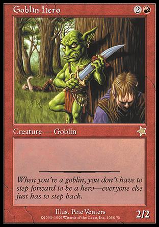 Goblin Hero (Starter 1999) Medium Play