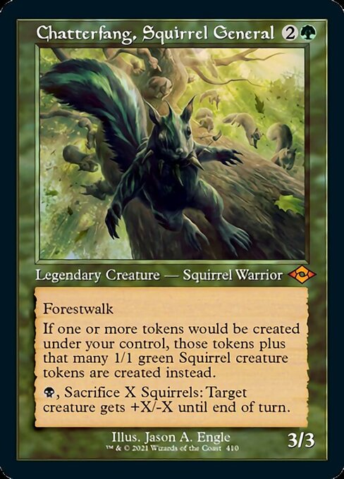 Chatterfang, Squirrel General (Retro Frame) (Modern Horizons 2) Near Mint