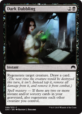 Dark Dabbling (Magic Origins) Medium Play