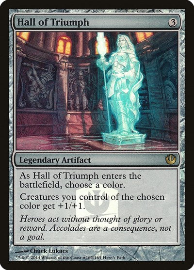 Hall of Triumph (Promos: Game Day and Store Championship) Light Play Foil