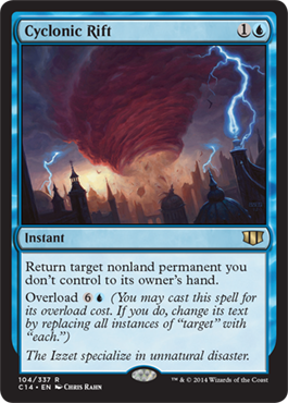 Cyclonic Rift (Commander 2014 Edition) Light Play