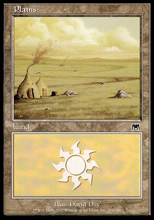 Plains (334) (Onslaught) Medium Play