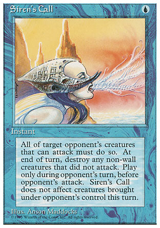 Siren's Call (4th Edition) Heavy Play