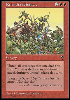 Relentless Assault (Visions) Light Play