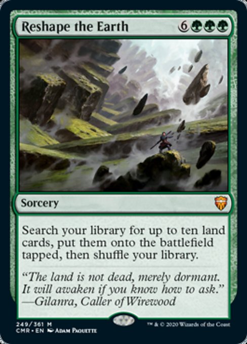 Reshape the Earth (Commander Legends) Light Play Foil