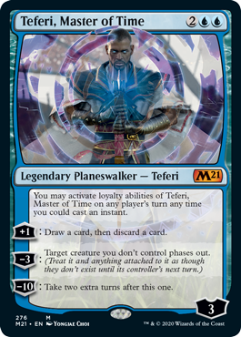 Teferi, Master of Time (276) (Magic 2021 Core Set) Near Mint Foil