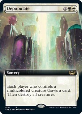 Depopulate (Extended Art) (Streets of New Capenna) Near Mint