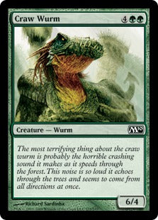 Craw Wurm (Magic 2010 Core Set) Heavy Play