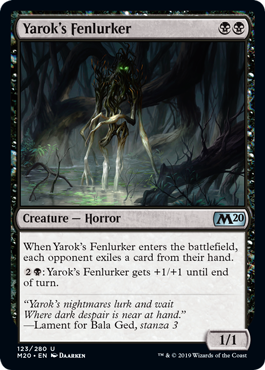 Yarok's Fenlurker (Magic 2020 Core Set) Near Mint