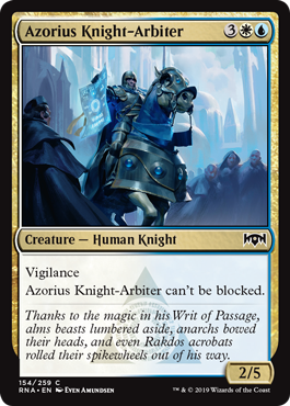 Azorius Knight-Arbiter (Ravnica Allegiance) Medium Play