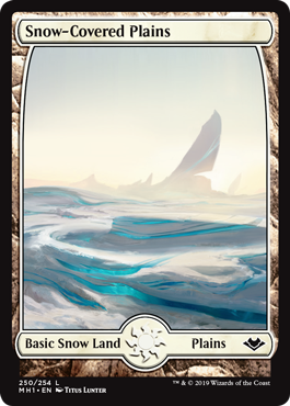 Snow-Covered Plains (Modern Horizons) Near Mint Foil