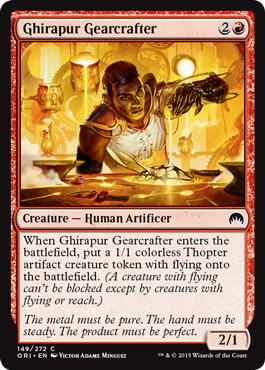 Ghirapur Gearcrafter (Magic Origins) Medium Play