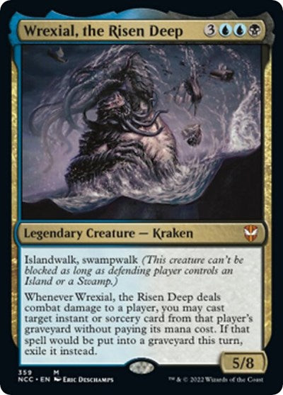 Wrexial, the Risen Deep (Commander: Streets of New Capenna) Light Play