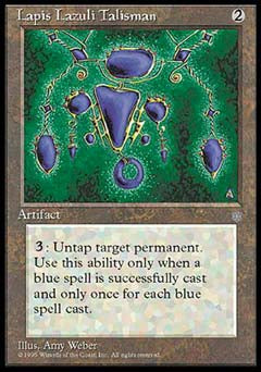 Lapis Lazuli Talisman (Ice Age) Medium Play