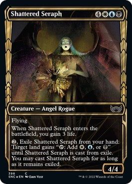 Shattered Seraph (Gilded Foil) (Streets of New Capenna) Near Mint Foil