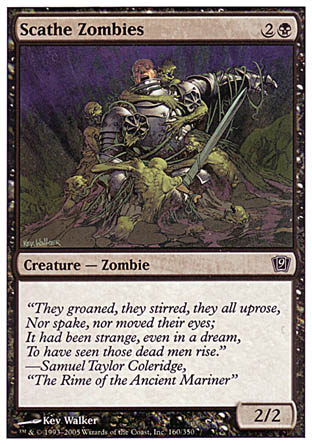 Scathe Zombies (9th Edition) Medium Play