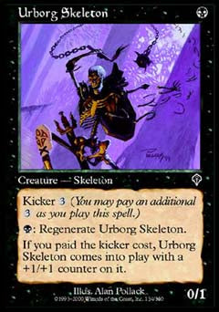 Urborg Skeleton (Invasion) Medium Play