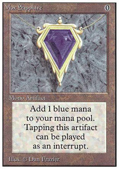 Mox Sapphire (Unlimited) Damaged / Poor