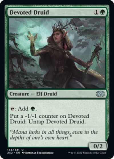 Devoted Druid (Double Masters 2022) Near Mint