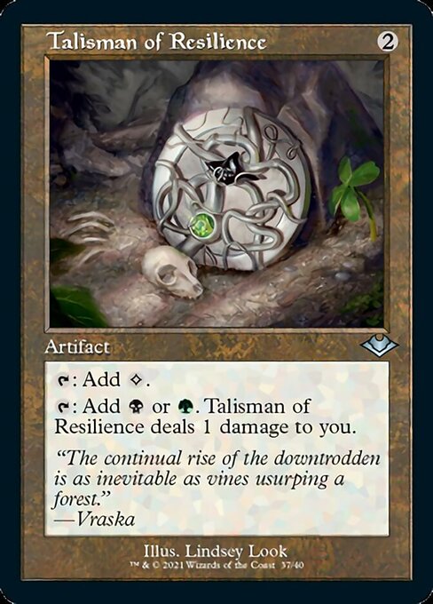Talisman of Resilience (Modern Horizons 1 Retro Frames) Near Mint Foil