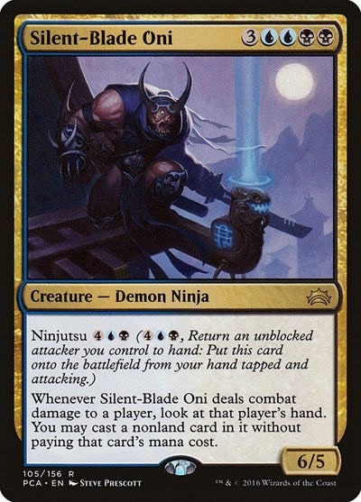 Silent-Blade Oni (Planechase Anthology) Medium Play