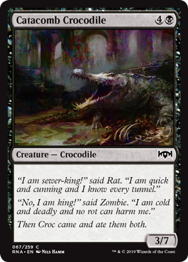 Catacomb Crocodile (Ravnica Allegiance) Medium Play