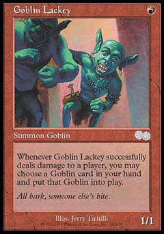 Goblin Lackey (Urza's Saga) Medium Play