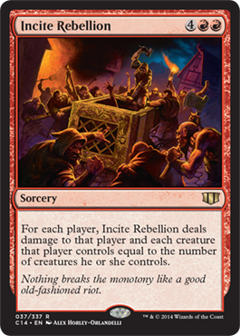 Incite Rebellion (Commander 2014 Edition) Medium Play