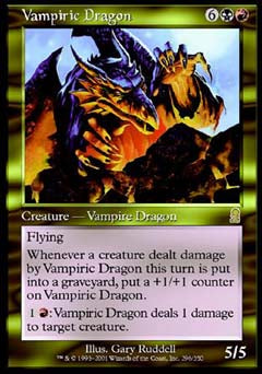 Vampiric Dragon (Odyssey) Medium Play Foil