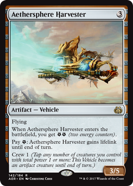 Aethersphere Harvester (Aether Revolt) Medium Play