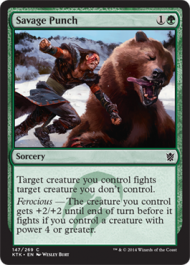 Savage Punch (Khans of Tarkir) Medium Play