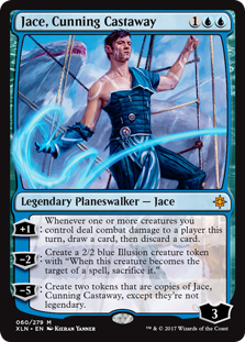 Jace, Cunning Castaway (Ixalan) Light Play