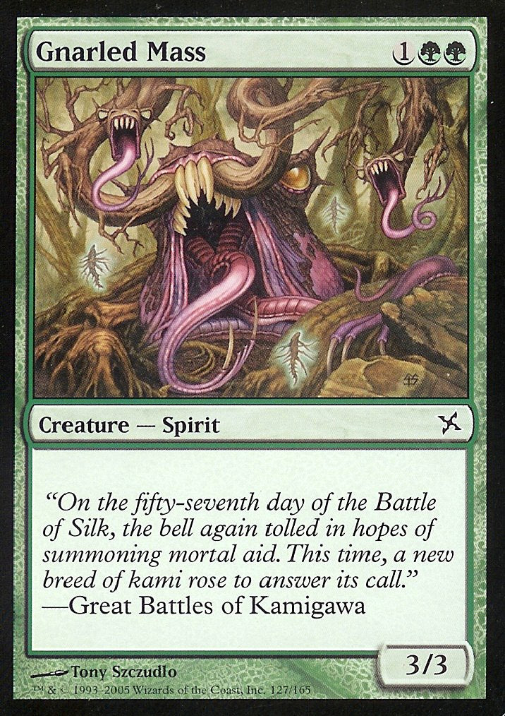 Gnarled Mass (Betrayers of Kamigawa) Medium Play