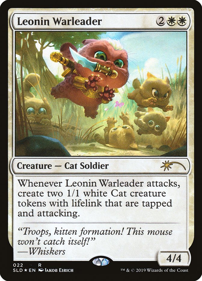 Leonin Warleader (Secret Lair) Near Mint Foil