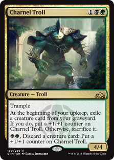 Charnel Troll (Guilds of Ravnica) Medium Play